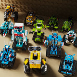 New 700+Pcs 3In1 Technical High-Tech Programming Robot Diy Tank APP RC Building Blocks Bricks Sets Toys Kid Moc Set Best Gifts