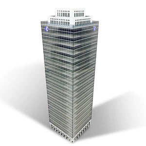 1/150 N Scale High-End Modernization Finished Diorama Train Building Model Kits Hard Plastic Sand Table Scene Decor Xmas Gifts