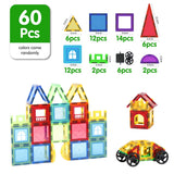 Magnetic Building Blocks Construction Set Game Magnet Tiles Children Montessori Educational Toys for Kid Boy Girl Gift