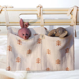 1Pc Portable Baby Crib Storage Bag Multifunctional Newborn Bed Headboard Organizer for Kids Baby Bedding Diaper Bag