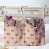 1Pc Portable Baby Crib Storage Bag Multifunctional Newborn Bed Headboard Organizer for Kids Baby Bedding Diaper Bag