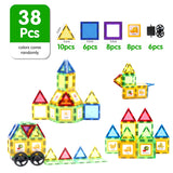 Magnetic Building Blocks Construction Set Game Magnet Tiles Children Montessori Educational Toys for Kid Boy Girl Gift