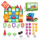 Magnetic Building Blocks Construction Set Game Magnet Tiles Children Montessori Educational Toys for Kid Boy Girl Gift