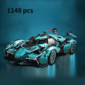 2023 Building Blocks Concept Edition Sports Car Super Racing Building Blocks Brick Model Overspeed Car Toy Children'S Gift
