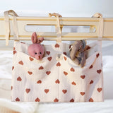 1Pc Portable Baby Crib Storage Bag Multifunctional Newborn Bed Headboard Organizer for Kids Baby Bedding Diaper Bag