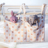 1Pc Portable Baby Crib Storage Bag Multifunctional Newborn Bed Headboard Organizer for Kids Baby Bedding Diaper Bag