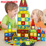Magnetic Building Blocks Construction Set Game Magnet Tiles Children Montessori Educational Toys for Kid Boy Girl Gift