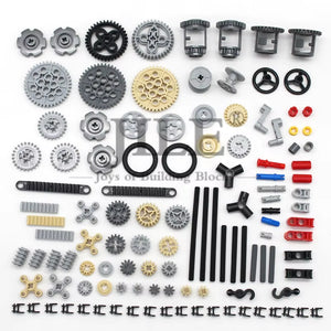 116Pcs MOC Bulk Technical Parts Pin Liftarm Bricks Set Axle Connector Gear 40 Tooth Building Blocks Compatible Technology Toys